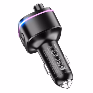 Transmiter samochodowy bluetooth Hoco 2 x USB A + USB C QC3.0 PD 20W E62 must