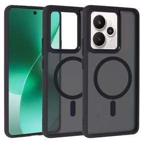 Full Matte Mag Cover jaoks Realme 15/15 Pro 5G must