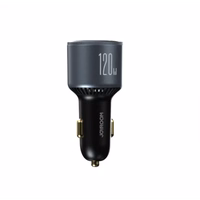 Autolaadija Joyroom "JR-CCN07" hall 100W (2xPD / 1xQC3.0) + "Type-C / Type-C" 100cm kaabel