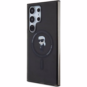 Karl Lagerfeld IML Ikonik MagSafe Ümbris jaoks Samsung Galaxy S24 Ultra - must