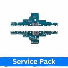 Charging Port Samsung P615 Tab S6 Lite Koos Flex / Plata (Service Pack)