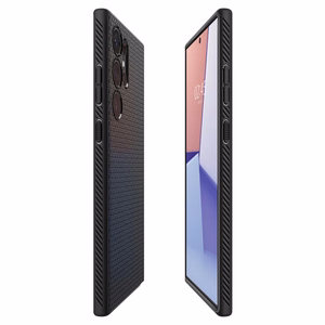SPIGEN ümbris LIQUID AIR jaoks SAMSUNG S23 Ultra matte must