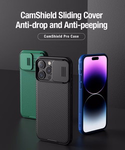 Nillkin CamShield Pro PC+TPU Ümbris jaoks Iphone 15 Pro lilla