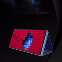 Selge vaade ümbris midagi Phone 1 flip juhul must