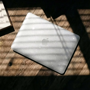 Tech-Protect SmartShell Чехол для MacBook Neo 13" 2026, прозрачный с блёстками