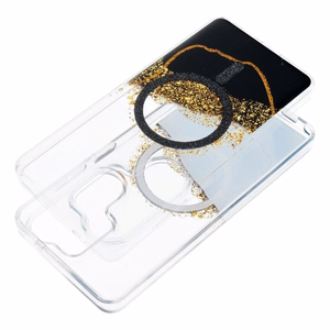 MagSafe'iga ühilduv Golden ümbris Samsung S26 ULTRA, must