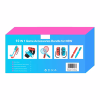 Nintendo Lüliti Spordi 10-in-1 Family Accessory Pakk - punane and sinine