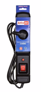 Activejet COMBO 3GN 5M must juhtmega pikendusjuhe