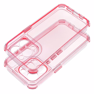 MATRIX CLEAR чехол для iPhone 15 пудрово-розовый