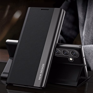Sleep Ümbris Pro Samsung Galaxy S25+ Ümbris with Flip and Stand - must