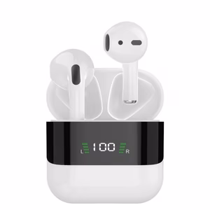 Bluetooth vabakäeseade Dudao U15S Valge (LED-ekraaniga)