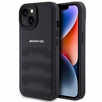 AMG Leather Debossed Lines ümbris jaoks iPhone 15 - must