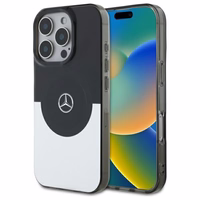 Mercedes Double Layer BiColor MagSafe ümbris jaoks iPhone 16 Pro Max - hõbedane
