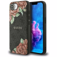 Guess 4G Flowers Print MagSafe ümbris jaoks iPhone 16e - must