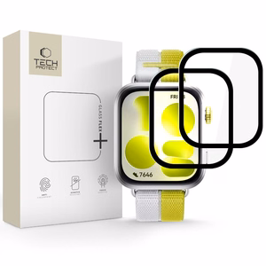 Tech-Protect Glass Flex+ Гибридное стекло 2 шт. для Huawei Watch Fit 5, чёрное