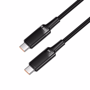 Hoco U153 Extreme USB-C–USB-C kaabel, PD, 5 A, 100 W, 1,2 m – must