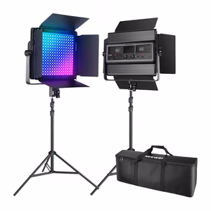 Светодиодный видеосвет Neewer 1200RGB 60 Вт V4 комплект 2 шт.