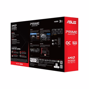 ASUS Prime -RX9070-O16G-EVO AMD Radeon RX 9070 16 GB GDDR6 Videokaart