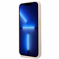 Guess 4G Vintage kuldne Logo ümbris jaoks iPhone 14 - roosa