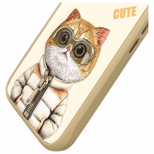 Nimmy Cool&Cute 2.0 Cat Ümbris jaoks iPhone 16 - Roheline