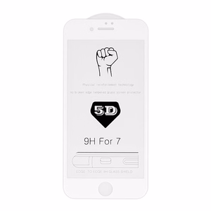 Tempered Glass Full Glue 5D for IPHONE 7 (4,7") WHITE