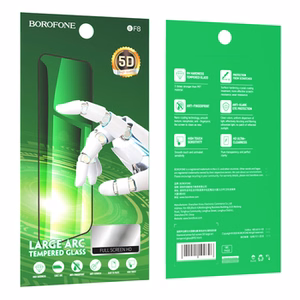 Borofone Tempered glass BF8 Diamond Armor Full Screen 5D Large Arc jaoks Iphone 15/16 - 10 pieces
