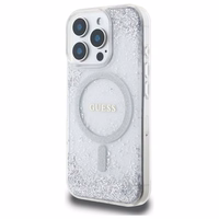 GUESS ümbris jaoks IPHONE 16 Pro compatible with MagSafe GUHMP16LRGRGES (Resin Gradient Glitter) hõbedane