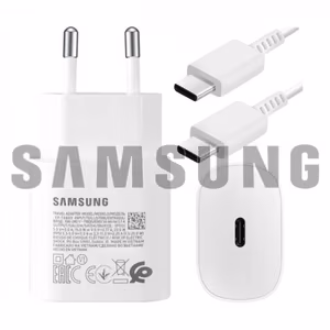 Laadija Samsung EP-TA800W valge 25W (koos pakendiga) + Type-C kaabel