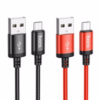 Kaabel USB A to Micro USB Hoco 2,4A 1 m X89 must