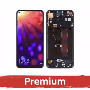 LCD ekraan ühilduv Huawei Nova 4 raamiga / must / OEM