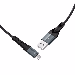 Кабель USB A на Micro USB Hoco 2,4A 1 m X38 черный