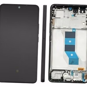 LCD ekraan Xiaomi Redmi Note 14 5G puuteekraaniga koos raamiga must OLED
