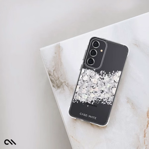 Case-Mate Karat pärlmutrikaunistusega ümbris seadmele Samsung Galaxy S24+, A Touch of Pearl värvitoonis