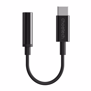 Adapter Choetech AUX003 USB-C to 3.5mm Audio Jack Adapter (must)