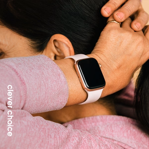 Crong Liquid rihm Apple Watch 38 / 40 / 41 / 42 mm kellale, liivaroosa