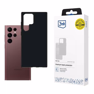 3mk Matt Case Sam S908 S22 Ultra чёрный / чёрный