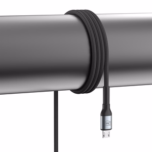 3mk Hyper Cable N-SERIES USB-A / MicroUSB 1m 5V/2.4A 12W / black