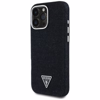 Guess Denim Triangle Logo MagSafe iPhone 16 Pro Max Ümbris - Must
