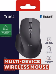 Trust Ozaa+ hiir kontor paremakäeline RF juhtmevaba + Bluetooth optiline 3200 DPI