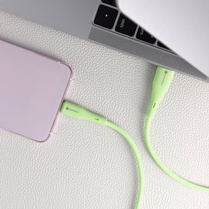 Кабель USB A to USB C Forcell F-Energy QC4.0 3A 66W Silicone 1 m C342 зелёный