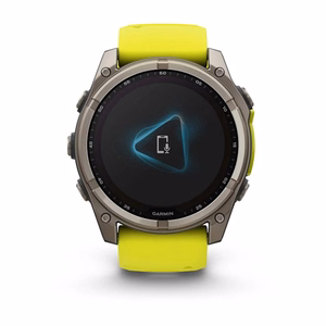 Nutikell Garmin Fenix 8 Sapphire Solar kollane