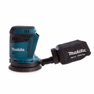 Makita DBO180Z – akutoitega ekstsentriklihvija, 18 V, ilma aku ja laadijata