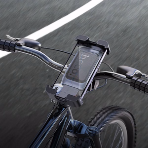 HOCO bike / motorcycle clamp Hoidja jaoks handlebar H82 must metal hall