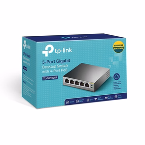 TP-Link настольный Gigabit PoE коммутатор 5 портов с 4 портами PoE