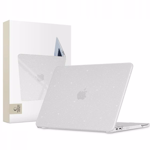 Tech-Protect SmartShell Чехол для MacBook Neo 13" 2026, прозрачный с блёстками