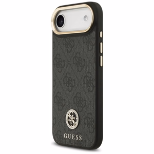 GUESS ümbris jaoks IPHONE 17 Air compatible with MagSafe GUHMP17MP4GRMDEK (PU W/ 4G Strass Logo) must