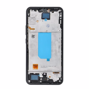 REWA OLED LCD-ekraan raamiga SAMSUNG A34 5G jaoks, must