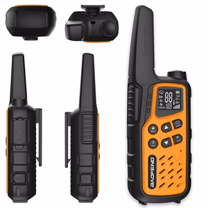 Baofeng BF-T25E raadiosaatjate komplekt, 2 tk, oranžid