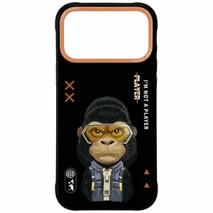 Nimmy Cool&Cute 2.0 Gorilla Ümbris jaoks iPhone 17 Pro Max - Must