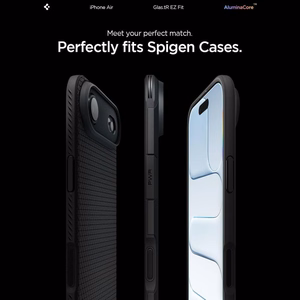 Spigen Glas.TR EZ Fit 2-pack karastatud klaas jaoks iPhone 17 Air - läbipaistev
